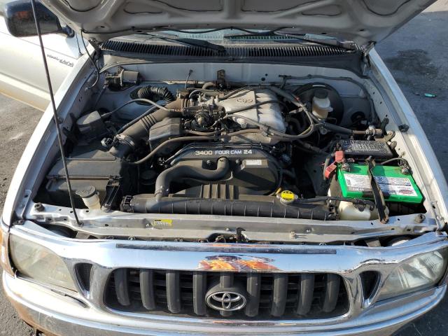 5TESN92N02Z077333 - 2002 TOYOTA TACOMA XTRACAB PRERUNNER ვერცხლისფერი ფოტო 11