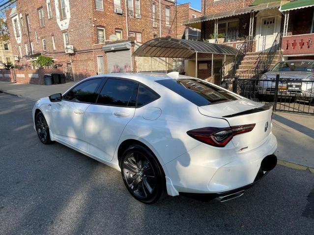 19UUB6F50NA003694 - 2022 ACURA TLX TECH A WHITE photo 3