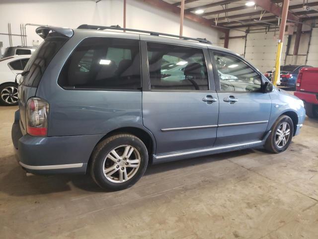 JM3LW28A550532153 - 2005 MAZDA MPV WAGON BLUE photo 3