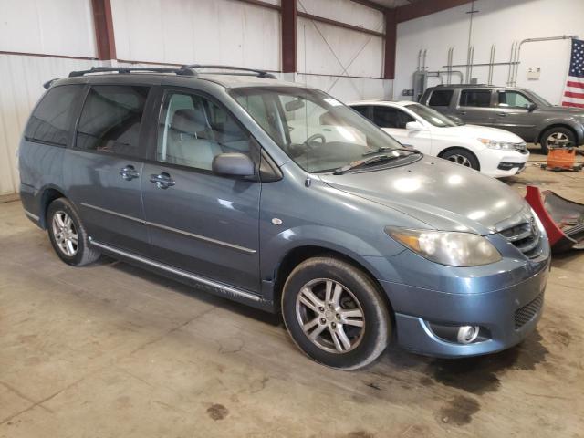 JM3LW28A550532153 - 2005 MAZDA MPV WAGON BLUE photo 4