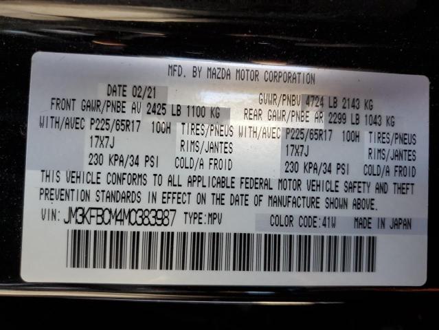 JM3KFBCM4M0383987 - 2021 MAZDA CX-5 TOURING 黑色 照片 13