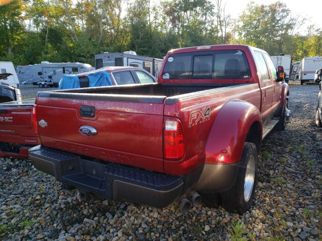 1FT8W4DT7GEC68425 - 2016 FORD F450 SUPER DUTY RED photo 3