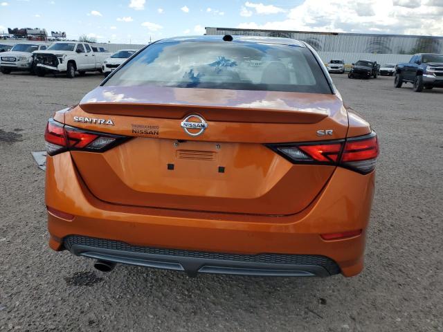 3N1AB8DVXPY303258 - 2023 NISSAN SENTRA SR ORANGE photo 6