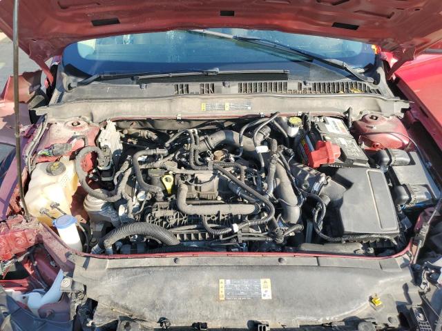 3FA6P0HD8KR249006 - 2019 FORD FUSION SE BURGUNDY photo 11