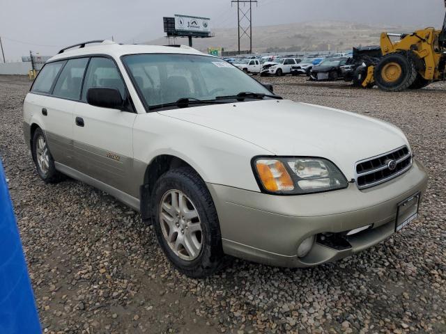 4S3BH665626632914 - 2002 SUBARU LEGACY OUTBACK WHITE photo 4