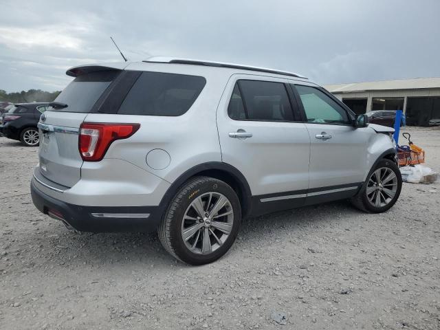 1FM5K7F86JGA04547 - 2018 FORD EXPLORER LIMITED SILVER photo 3