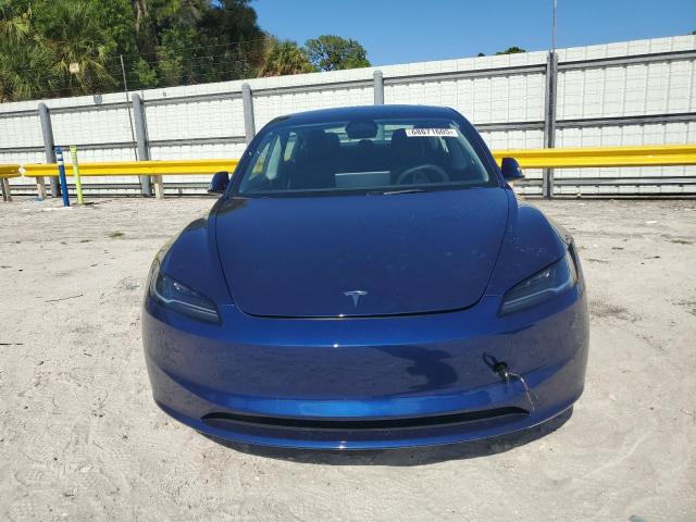 5YJ3E1EB2RF734555 - 2024 TESLA MODEL 3 BLUE photo 5