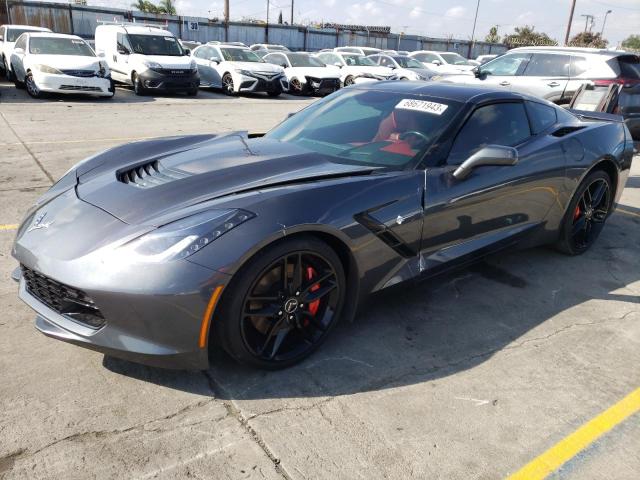 1G1YM2D76E5111116 - 2014 CHEVROLET CORVETTE STINGRAY Z51 3LT GRAY photo 1