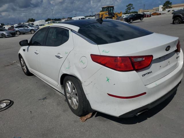 5XXGN4A78FG374978 - 2015 KIA OPTIMA EX WHITE photo 2
