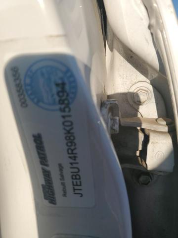 JTEBU14R98K015894 - 2008 TOYOTA 4RUNNER SR5 WHITE photo 12