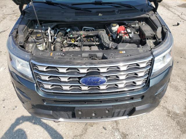 1FM5K8DH0GGB37130 - 2016 FORD EXPLORER XLT GREEN photo 12