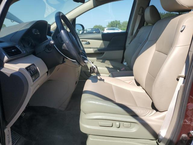 5FNRL5H61EB029942 - 2014 HONDA ODYSSEY EXL BURGUNDY photo 7