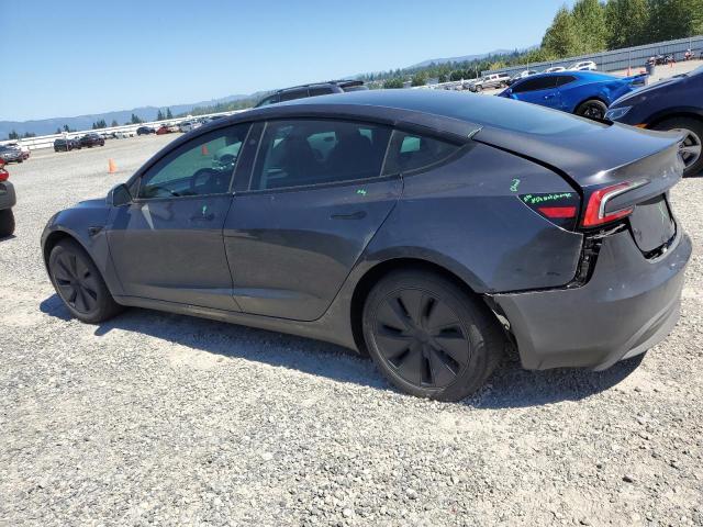 5YJ3E1EB5RF734954 - 2024 TESLA MODEL 3 GRAY photo 2