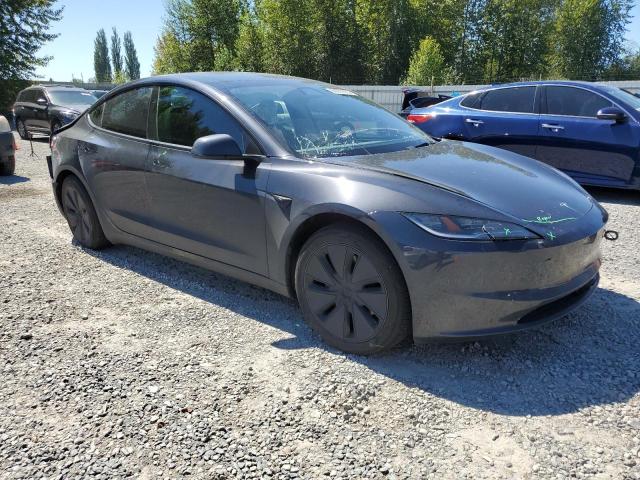 5YJ3E1EB5RF734954 - 2024 TESLA MODEL 3 GRAY photo 4