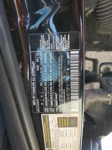 WDCGG8HB7BF570005 - 2011 MERCEDES-BENZ GLK 350 4MATIC BLACK photo 13