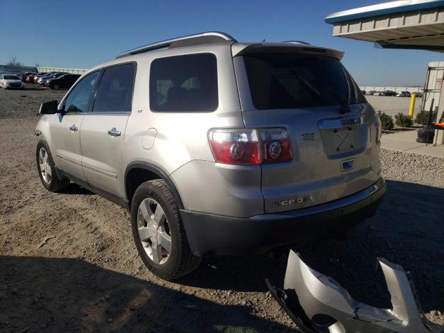 1GKEV33777J100381 - 2007 GMC ACADIA SLT-2 SILVER photo 2