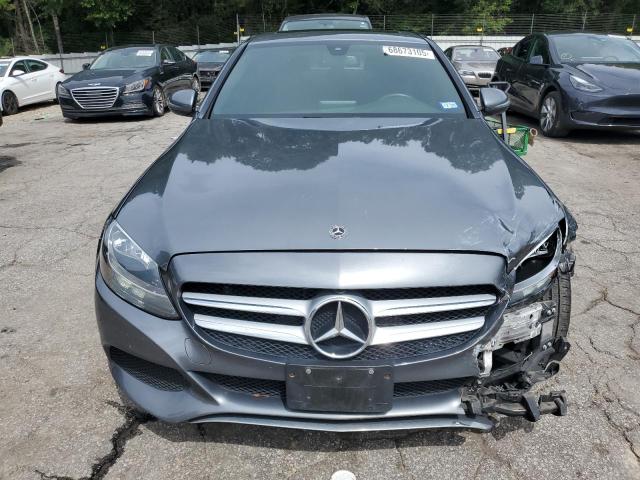 55SWF4JB0JU249108 - 2018 MERCEDES-BENZ C 300 GRAY photo 5