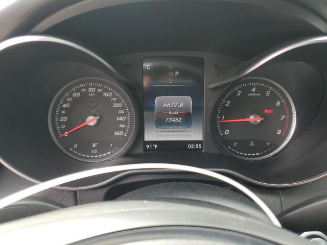 55SWF4JB0JU249108 - 2018 MERCEDES-BENZ C 300 GRAY photo 9