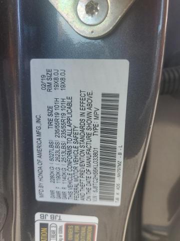 5J8TC2H56KL033801 - 2019 ACURA RDX TECHNOLOGY Сұр фото 13