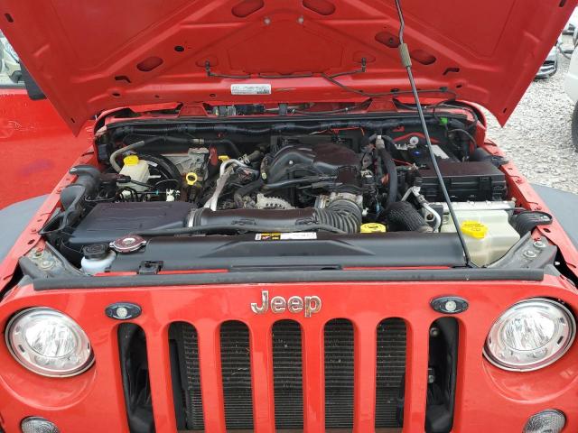 1C4BJWKGXHL626037 - 2017 JEEP WRANGLER U SPORT RED photo 12