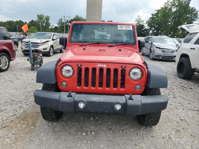 1C4BJWKGXHL626037 - 2017 JEEP WRANGLER U SPORT RED photo 5