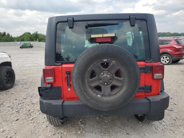 1C4BJWKGXHL626037 - 2017 JEEP WRANGLER U SPORT RED photo 6