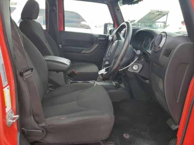 1C4BJWKGXHL626037 - 2017 JEEP WRANGLER U SPORT RED photo 7