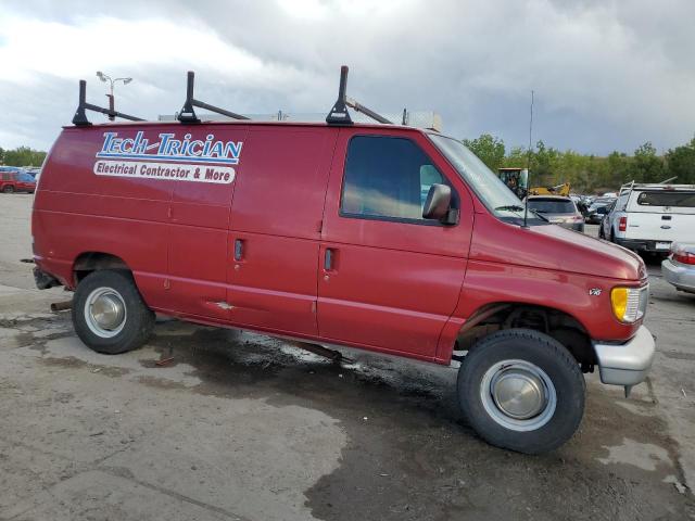 1FTSE34S32HB31628 - 2002 FORD ECONOLINE E350 SUPER DUTY VAN RED photo 4