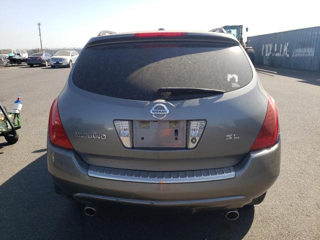 JN8AZ08T17W529770 - 2007 NISSAN MURANO SL SILVER photo 6