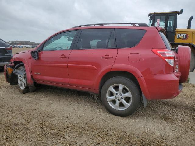 2T3DK4DV9BW065128 - 2011 TOYOTA RAV4 LIMITED წითელი ფოტო 2