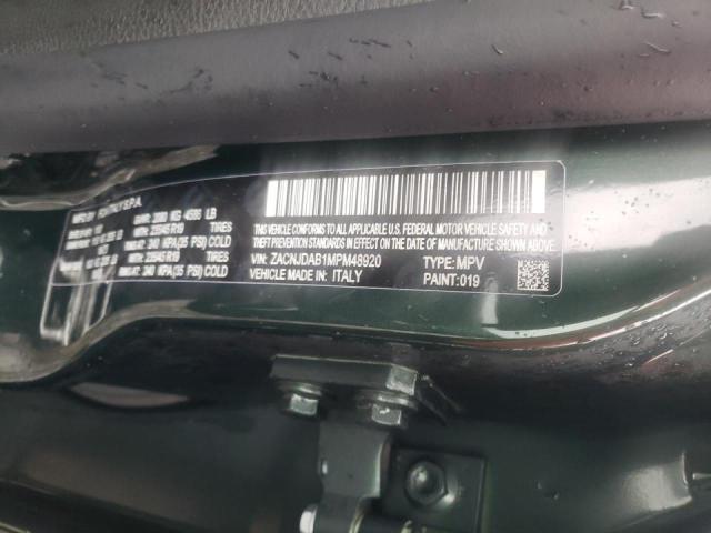 ZACNJDAB1MPM48920 - 2021 JEEP RENEGADE SPORT Կանաչ լուսանկար 12