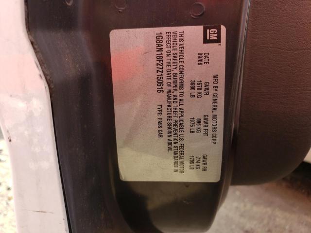 1G8AN18F27Z150616 - 2007 SATURN ION LEVEL 2 白色 照片 13