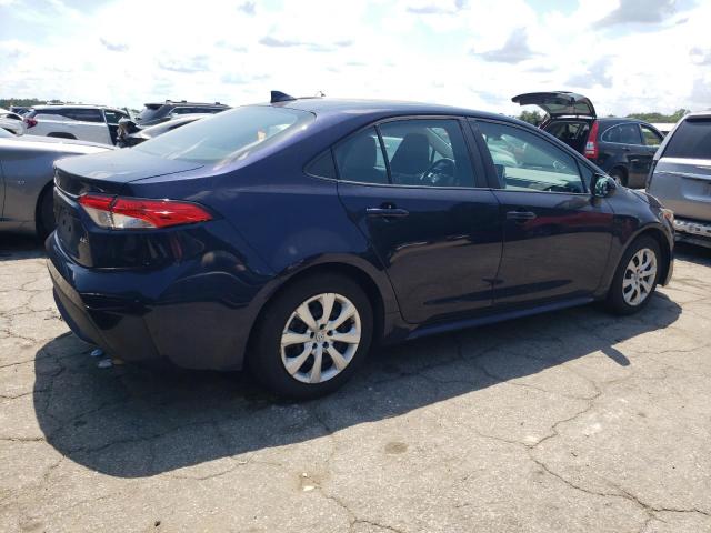 5YFEPRAE6LP090524 - 2020 TOYOTA COROLLA LE BLUE photo 3