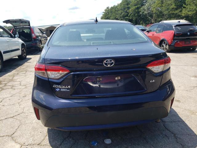 5YFEPRAE6LP090524 - 2020 TOYOTA COROLLA LE BLUE photo 6