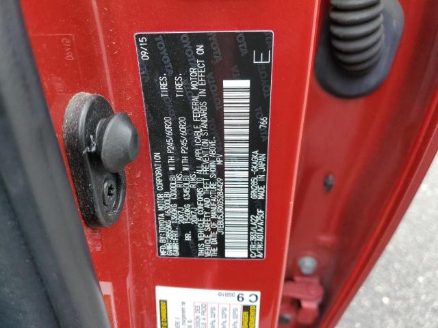 JTEBU5JRXG5284429 - 2016 TOYOTA 4RUNNER SR5/SR5 PREMIUM 红色 照片 13