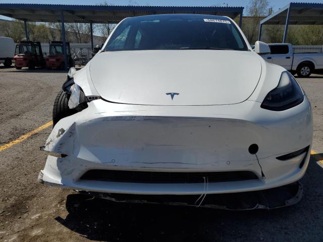 7SAYGDEF0NF368404 - 2022 TESLA MODEL Y WHITE photo 5