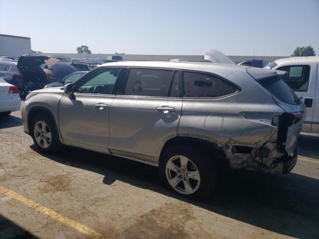 5TDBBRCH1NS554547 - 2022 TOYOTA HIGHLANDER HYBRID LE GRAY photo 2