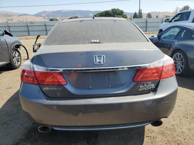 1HGCR3F94DA042909 - 2013 HONDA ACCORD TOURING GRAY photo 6