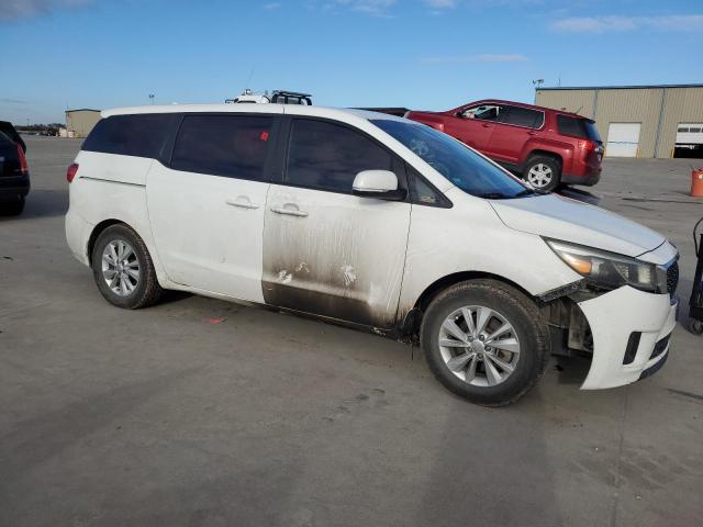 KNDMA5C13H6263267 - 2017 KIA SEDONA L WHITE photo 4