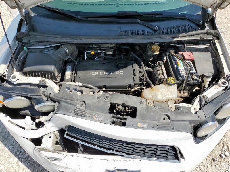 1G1JC5SH5E4101653 - 2014 CHEVROLET SONIC LT თეთრი ფოტო 11