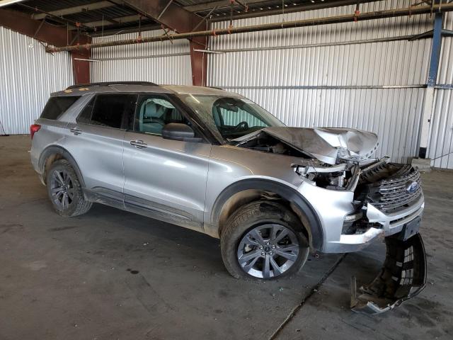 1FMSK8DHXMGC50744 - 2021 FORD EXPLORER XLT SILVER photo 4