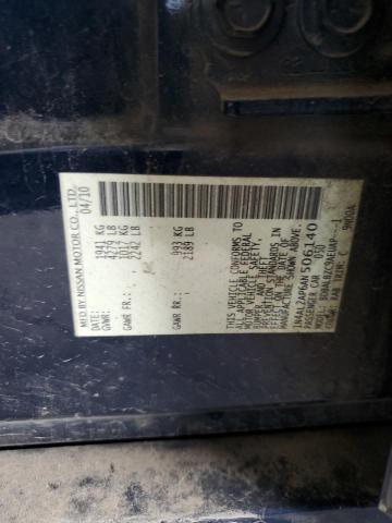 1N4AL2AP6AN506140 - 2010 NISSAN ALTIMA BASE BLUE photo 12