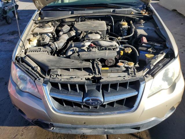 4S4BP61C197347630 - 2009 SUBARU OUTBACK 2.5I TAN photo 12