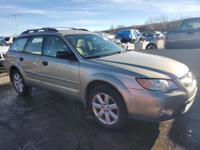 4S4BP61C197347630 - 2009 SUBARU OUTBACK 2.5I TAN photo 4