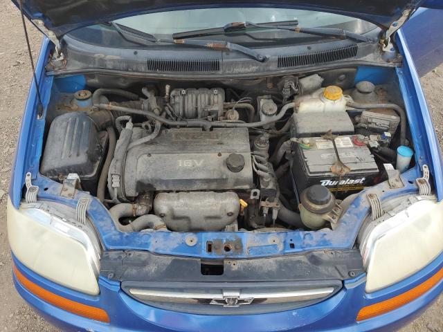 KL1TD66697B706762 - 2007 CHEVROLET AVEO BASE Azul foto 11
