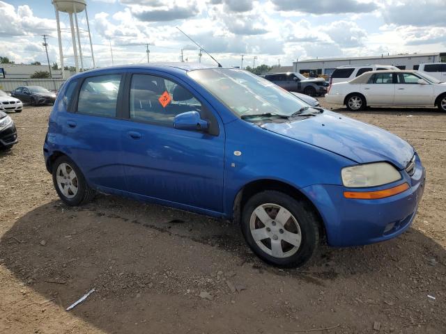 KL1TD66697B706762 - 2007 CHEVROLET AVEO BASE Azul foto 4