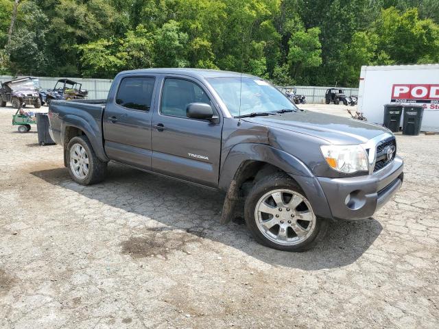 5TFJU4GN2BX010833 - 2011 TOYOTA TACOMA DOUBLE CAB PRERUNNER GRAY photo 4