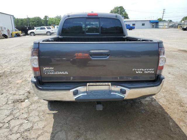 5TFJU4GN2BX010833 - 2011 TOYOTA TACOMA DOUBLE CAB PRERUNNER GRAY photo 6