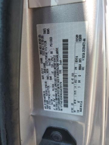 1FTNE1EW3CDA78179 - 2012 FORD ECONOLINE E150 VAN ვერცხლისფერი ფოტო 13