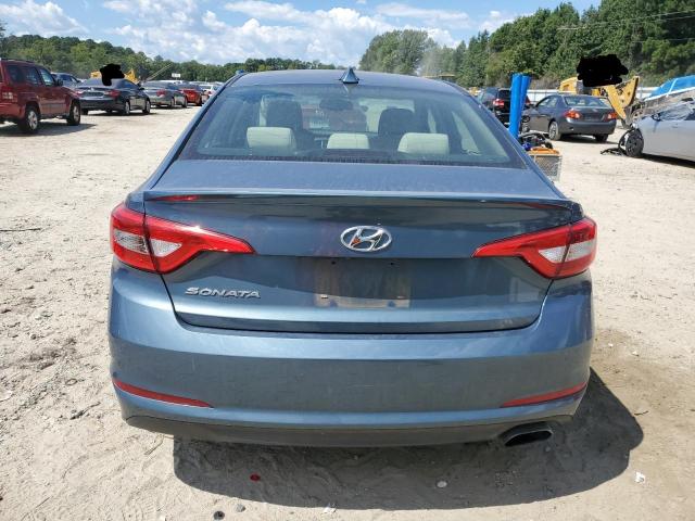 5NPE24AF5HH443477 - 2017 HYUNDAI SONATA SE BLUE photo 6